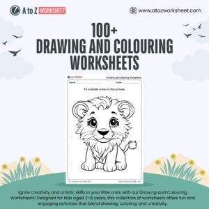 90+ drawing and coloring worksheets pdf for nursery and kindergarten
