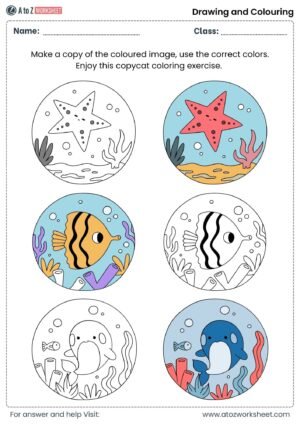90+ Drawing and Coloring Worksheets​ PDF - Image 5