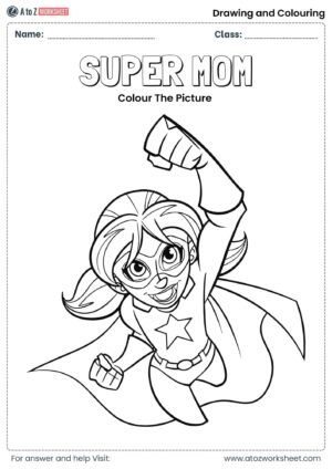 sample advanced drawing and coloring worksheet pdf for kindergarten