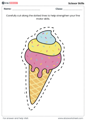 sample free scissor skills worksheet pdf cutting straight lines